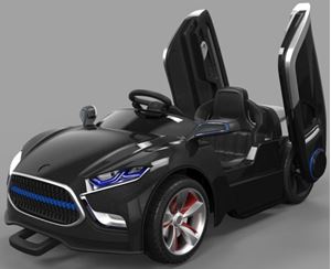 Εικόνα της Kinderfahrzeug - Elektro Auto Future 12V7A Akku, 2 Motoren- 2,4Ghz ferngesteuert, mit MP3- schwarz