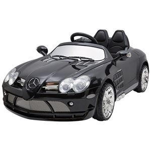 Εικόνα της Kinderfahrzeug - Elektro Auto "Mercedes SLR McLaren" - lizenziert - 12V7AH Akku,2 Motoren- 2,4Ghz Fernsteuerung, MP3- schwarz