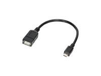 Εικόνα της LogiLink Micro USB B/M to USB A/F OTG Adapter Kabel 0,20m (AA0035)