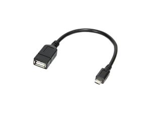 Εικόνα της LogiLink Micro USB B/M to USB A/F OTG Adapter Kabel 0,20m (AA0035)