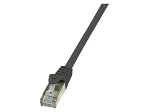 Bild von LogiLink Patchkabel/Netzwerkkabel Kat.5e SF/UTP schwarz 0,25m (CP1013D)