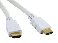 Изображение HDMI High Speed with Ethernet Kabel FULL HD (2,0 Meter) - WEISS