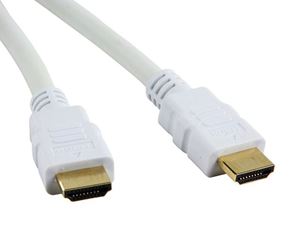 Изображение HDMI High Speed with Ethernet Kabel FULL HD (2,0 Meter) - WEISS