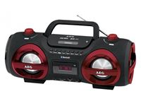 Afbeelding van AEG Stereo Radio Soundbox CD/MP3 mit Bluetooth SR 4359 BT (rot)