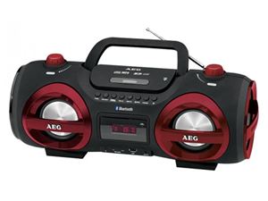 Picture of AEG Stereo Radio Soundbox CD/MP3 mit Bluetooth SR 4359 BT (rot)