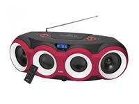 Image de AEG Stereo Radio Soundbox CD/MP3/BT SR 4364 BT Schwarz/Rot