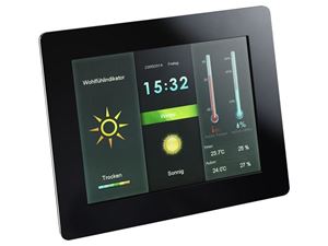 Imagen de Intenso Digital Photo Frame / Wheatherstation WEATHERSTAR 8 Zoll