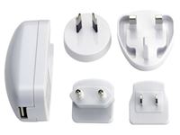 Afbeelding van Ednet Universal USB Travel Charger Reiseladegerät (weiß)