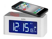 Εικόνα της AEG Uhrenradio kabelloser Induktionslautsprecher MRC 4140 i weiss