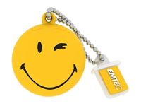 Picture of USB FlashDrive 8GB EMTEC SmileyWorld -Take it easy- (Gelb)