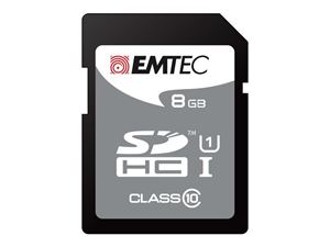 Imagen de SDHC 8GB EMTEC Blister Jumbo Extra CL 10