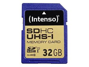 Bild von SDHC 32GB Intenso Premium CL10 UHS-I Blister