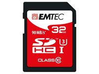 Resim SDHC 32GB EMTEC CL10 PRO 90MB/s UHS-I U3 Blister