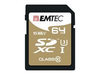 Obrazek SDXC 64GB EMTEC SpeedIn CL10 95MB/s FullHD 4K UltraHD Blister