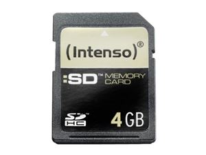 Bild von SDHC 4GB Intenso CL4 Blister