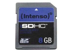Bild von SDHC 8GB Intenso CL4 Blister