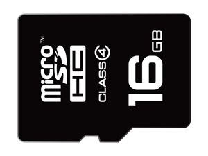 Picture of MicroSDHC 16GB EMTEC +Adapter CL4 mini Jumbo Super Blister