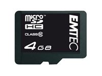 Imagen de MicroSDHC 4GB EMTEC +Adapter CL4 mini Jumbo Super Blister