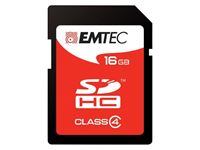 Bild von SDHC 16GB EMTEC Jumbo Super Blister CL4