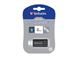 Resim USB FlashDrive 8GB Verbatim PinStripe (Schwarz/Black) Blister