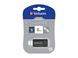 Afbeelding van USB FlashDrive 8GB Verbatim PinStripe (Schwarz/Black) Blister