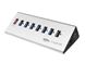 Bild von LogiLink USB 3.0 Hub 7 Port + 1x Schnell-Ladeport (silber)