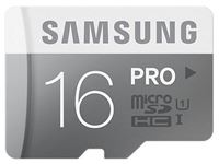 Imagen de MicroSDHC 16GB Samsung CL10 PRO w/o Adapter UHS-1 Blister