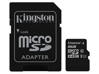 Imagen de MicroSDHC 8GB Kingston CL10 UHS-I Blister