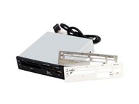 Image de 3.5 USB 2.0 Kartenleser (bis zu 480 MBit/s) inkl. Wechselblenden schwarz/silber/weiß
