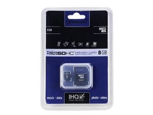 Obrazek MicroSDHC 8GB Intenso +Adapter CL4 Blister