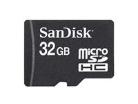 Immagine di MicroSDHC 32GB Sandisk CL4 w/o Adapter Blister/Retail