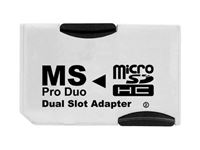Εικόνα της Pro Duo Adapter für MicroSD DUAL (für 2x MicroSD)