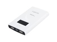 Afbeelding van LogiLink Mobile Power Bank mit LED Display Weiß (PA0050)