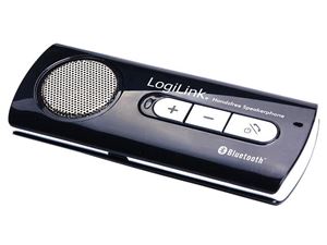 Изображение LogiLink Bluetooth Freisprechanlage für Auto (BT0014) schwarz-silber