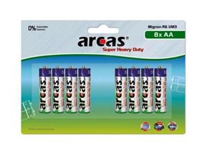 Imagen de Batterie Arcas R06 Mignon AA (8 St.)