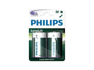 Imagen de Batterie Philips Longlife R20 Mono D (2 St.)