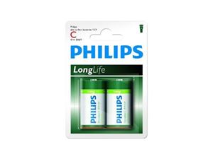 Obrazek Batterie Philips Longlife R14 Baby C (2 St.)