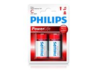 Afbeelding van Batterie Philips Powerlife LR14 Baby C (2 St.)