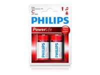 Afbeelding van Batterie Philips Powerlife LR14 Baby C (2 St.)
