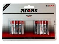 Εικόνα της Batterie Arcas Alkaline Micro AAA (8 St.)