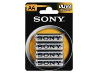 Obrazek Batterie SONY Zink-Chlorid Ultra R06 Mignon AA (4 St.)