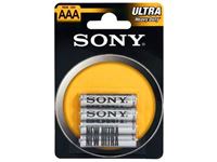 Afbeelding van Batterie SONY Zink-Chlorid Ultra R03 Micro AAA (4 St.)