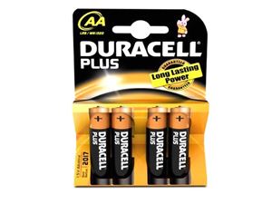 Bild von Batterie Duracell Plus Power MN1500/LR6 Mignon AA (4 Stk)