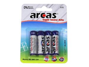 Bild von Batterie Arcas R06 Mignon AA (4 St.)