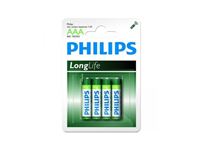 Afbeelding van Batterie Philips Longlife R03 Micro AAA (4 St.)
