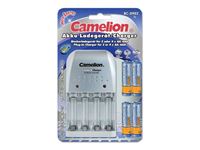 Resim Camelion Universal Ladegerät (BC-0902) + 4x AA 2500