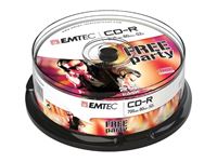Obrazek EMTEC CD-R 700MB/80min 52x Speed - 25stk Cake Box
