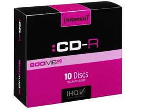 Resim Intenso CD-R 800MB/90min - 10stk Slim Case