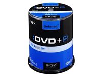 Image de Intenso DVD+R 4,7 GB 16x Speed - 100stk Cake Box