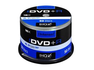 Изображение Intenso DVD+R 4,7 GB 16x Speed - 50stk Cake Box